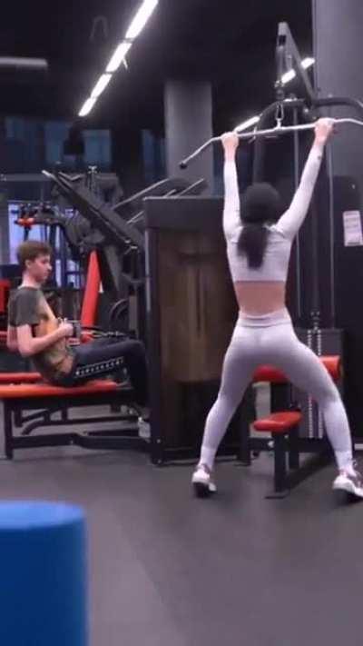 Nice, uhh, workout...?