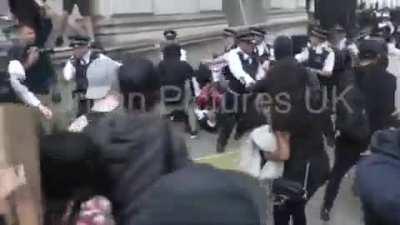 Massive brawl in Downing street