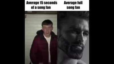 Let us listen to this song, but this time completely