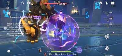 KEQING ElectroCharged 12-1-1 GEOVISHAPS IN 23 SEC