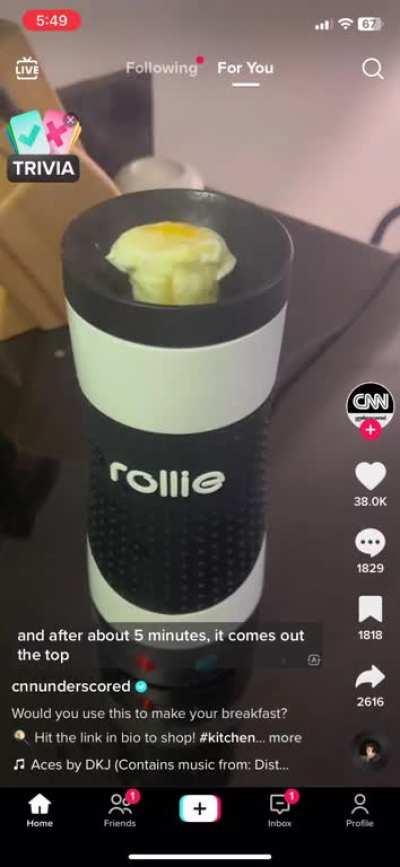 It’s a lazy Sunday morning. Will you be making your eggs using this “vertical egg cooker”?