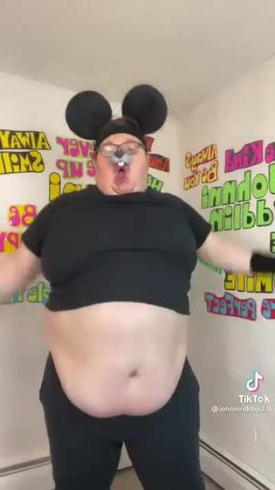 Probably the most exercise this man has gotten in years