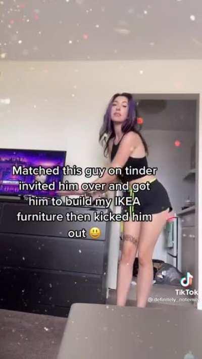 Using someone to build your own IKEA furniture