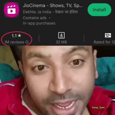 Jio Cinema right now