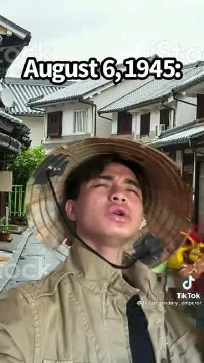 Survivor of Hiroshima expresses his gracefulness