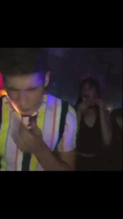 Look at Mr. Hot Shot burning up the dance floor