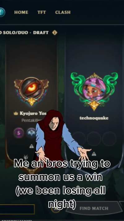 Trying to summon a win