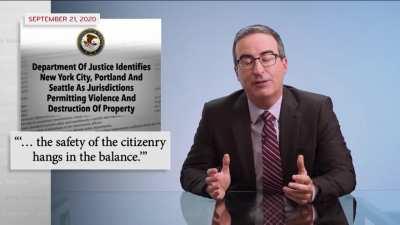 The based department is launching an investigation into John Oliver