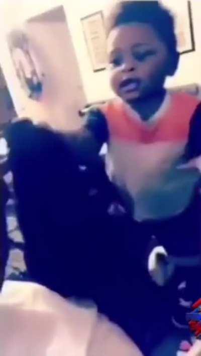 He's reaction is priceless