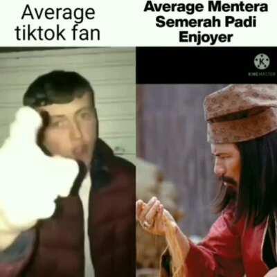Virgin tiktok fan Vs Chad Mentera Semerah Padi Enjoyer