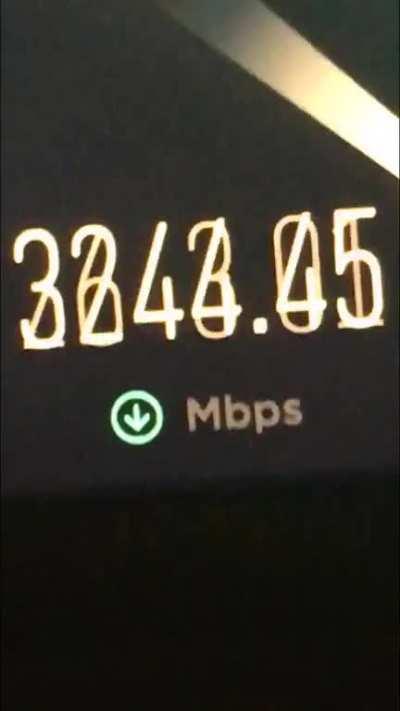 My internet is faster than yours