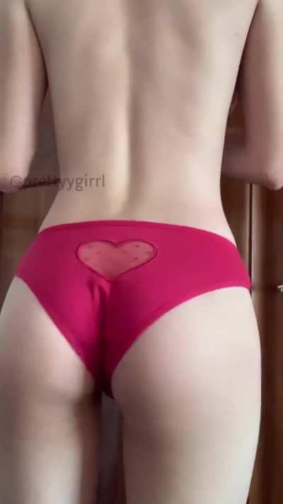 Look how cute my panties are!