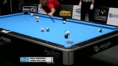 Yellow ball, corner pocket.