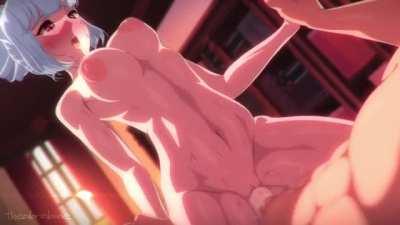 Lucifer and Helltaker enjoying hell