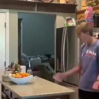 Trying to flip a cup