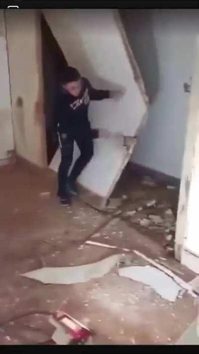 Running into an unstable wall.