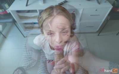 I love sucking cock and getting showered with cum