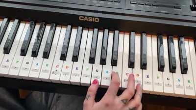 I’m 32F, beginner who has always wanted to learn piano, and learnt one of my fave songs in a few hours!🤞🏻☺️