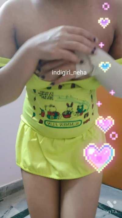 (f)A good slut girl always her tits on display