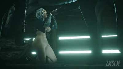 Jaina having some alone time with her favorite mount [ZMSFM] [WoW]