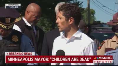 Minneapolis Mayor Jacob Frey: “And don't just say, this is about thoughts and prayers right now. These kids were literally praying. It was the first week of school. They were in a church.”