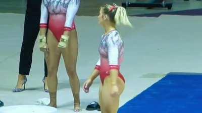 Megan Teter of Ball State 🤍❤️🤸‍♀️