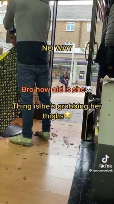 why lil bro is stroking his shi