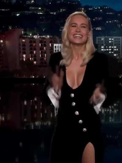 Brie Larson hosting Jimmy Kimmel Live