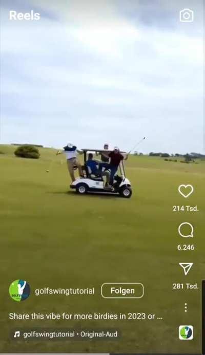 Just Guys Golfing