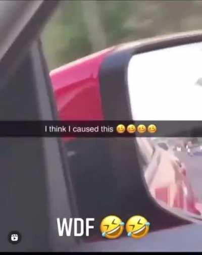 Thats what dat nigga get for staring so damn hard🤣🤣