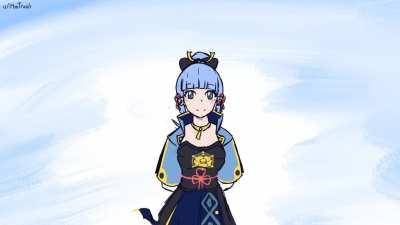 It's Ayaka's birthday so I tried to finish this animation