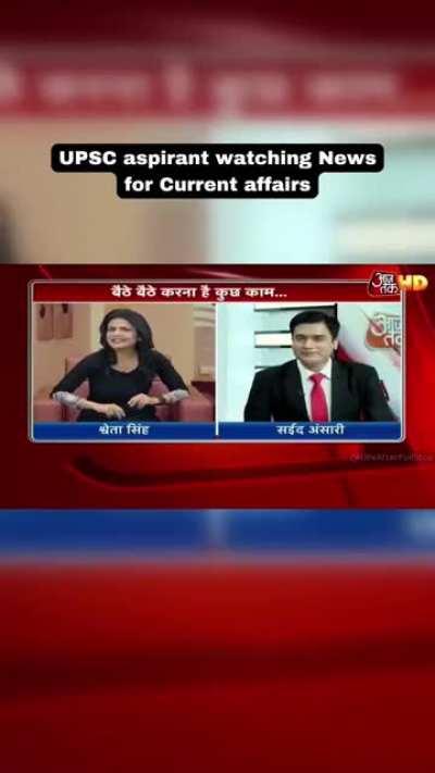 Main toh current affairs ke lie dekh rha tha