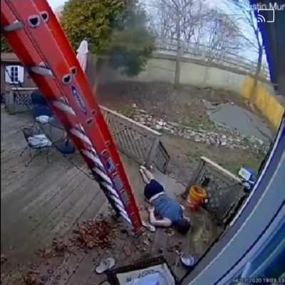 WTAF - Got Up Like He's A Member Of The Avengers...He says he is good but c'mon that looked painful mate!