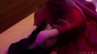 Widowmaker Touching Herself In Her Sleep (MeltRib) [Overwatch]