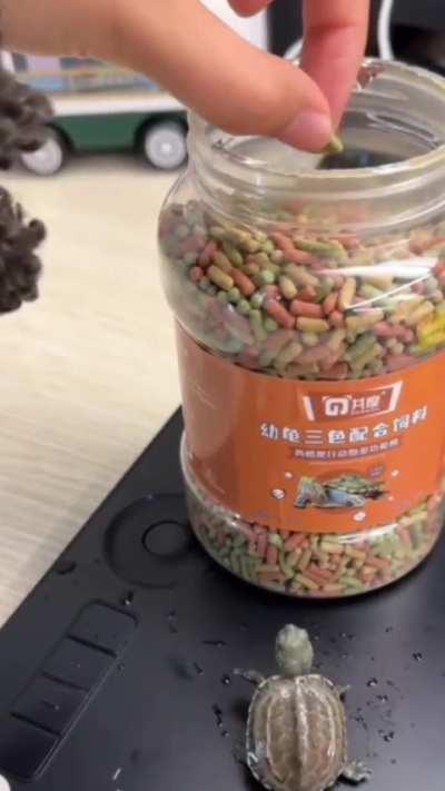 that food is enough to last him a lifetime