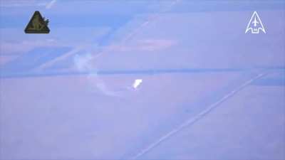 The destruction of the Russian Buk-M2 air defense system with a switchblade 600. Donetsk region