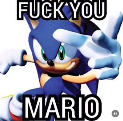 Accept Mario’s cake or you’ll end up like Sonic