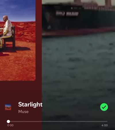 Why is the Take A Bow x Starlight transition so weird? Is it my settings, Spotify or is it just the song itself?