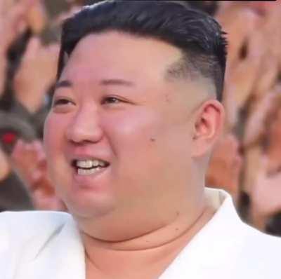 Kim Jong Un’s face transformes into something
