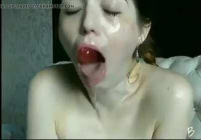 Bottomless throat queen.