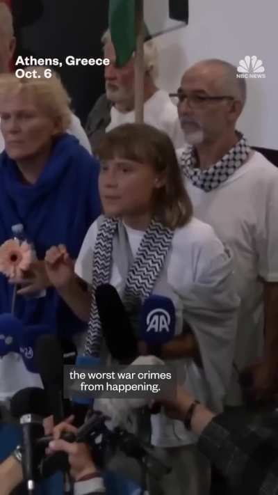 Greta Thunberg arrived in Greece, condemns Israel, says she 