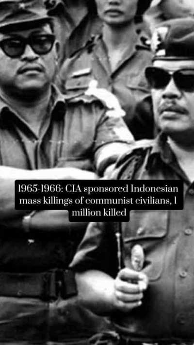 Atrocities funded by the USA