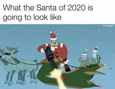 Oh look it‘s SantAAAAAAAA-