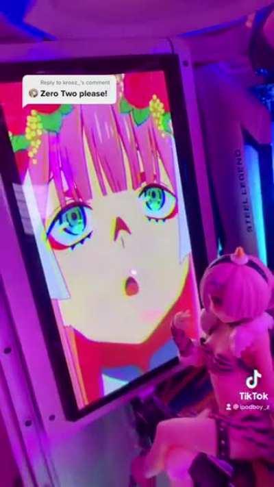 Just installed my first Kraken Z73 cooler and I love it! I prefer to see my tempts but I was requested Zero Two on TikTok so I went all a lot 🤷🏽‍♂️