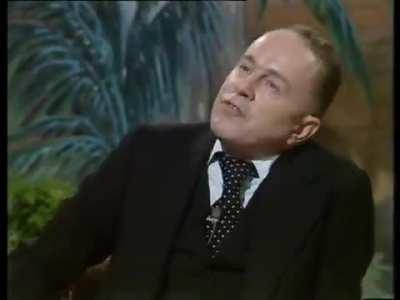 Christopher Reeve discussing his role in American culture, with Ned Sherrin.