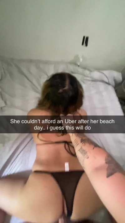 The benefits of having a broke lil sister