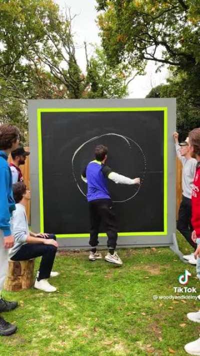 The perfect dotted circle