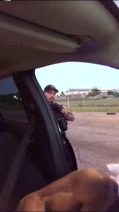 Traffic stop gets extra stressful while this man’s son is in the car