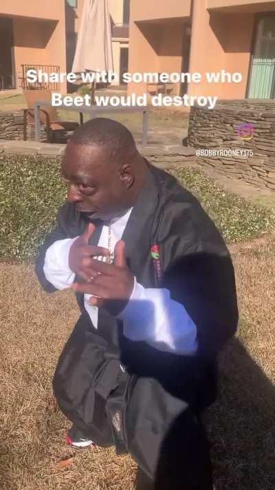 Brian definitely losing.