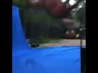 He was charged with Assault and Murder